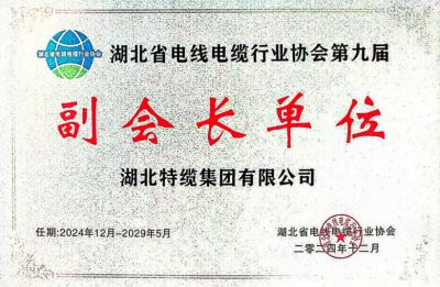 湖北省电线电缆行业协会第九届 副会长单位